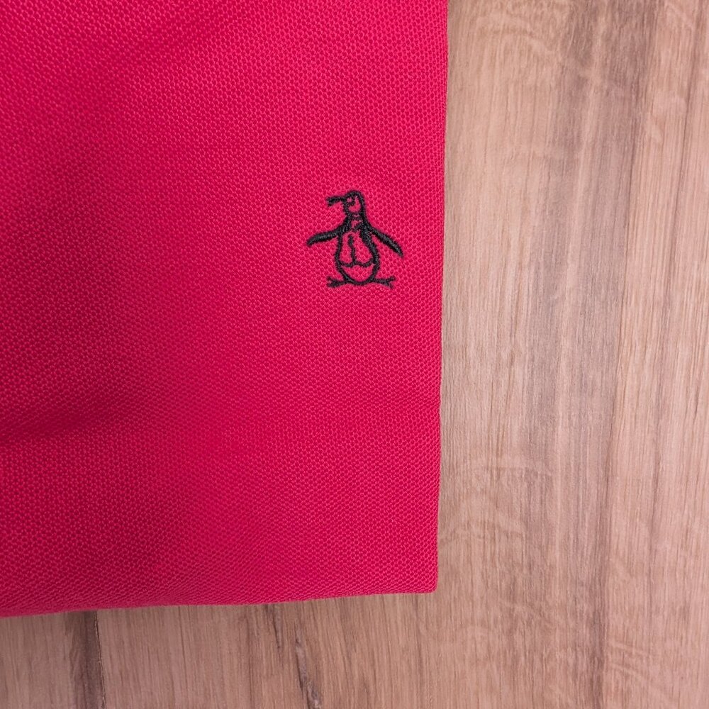 NWT Original Penguin Classic Fit Polo Raspberry XL - Picture 4 of 6